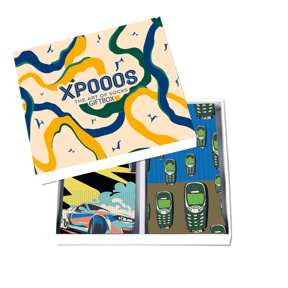 Xpooos Giftbox Drifting & Vintage Mobile Met deze superleuke giftbox maak je met kerst meteen een goede indruk en gegarandeerd dat je iedereen blij maakt.