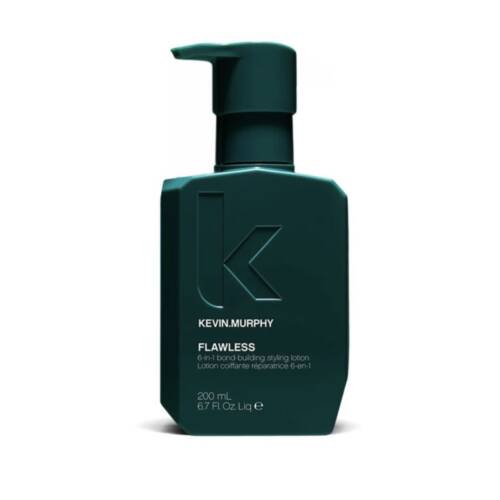 Kevin Murphy Flawless 6-in-1 Bond Building Styling Lotion is een petrol donker groen pompflesje